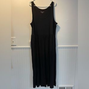 Ava & Viv black maxi dress with pockets
